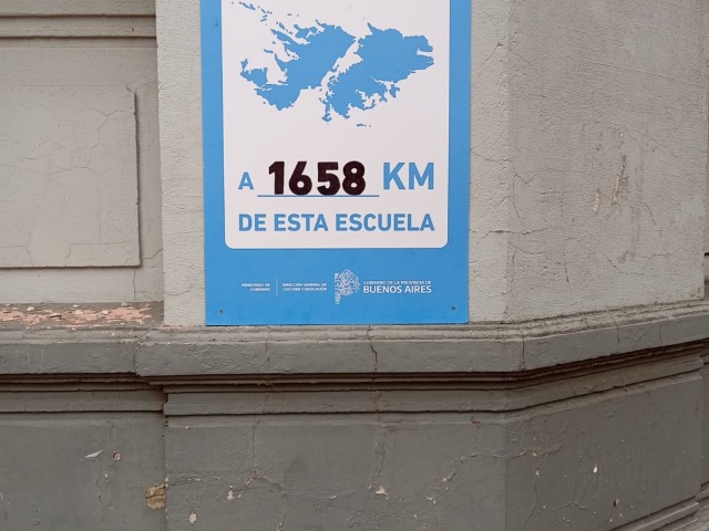 Edificios p�blicos deber�n mostrar su distancia a Malvinas